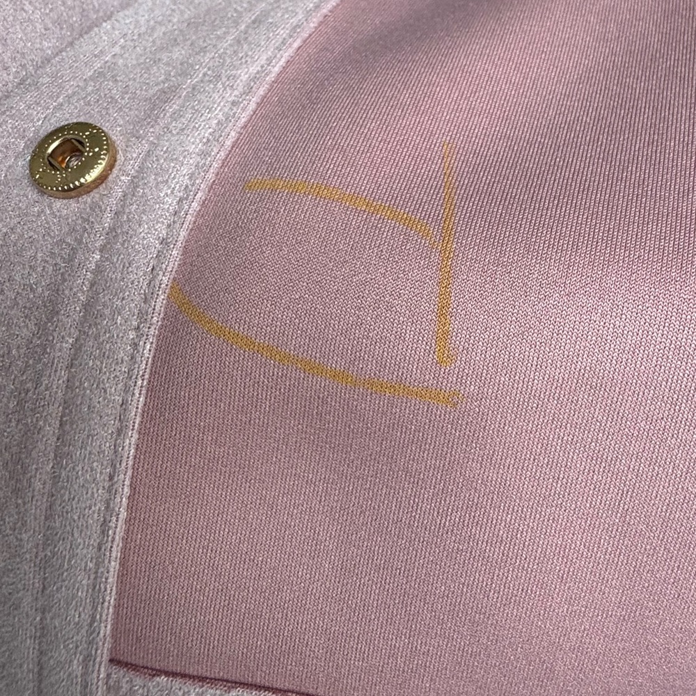 Tribal Jeans Blush Pink Velvety Utility Shirt Jacket, Snap Front- P/S - Picture 9 of 9